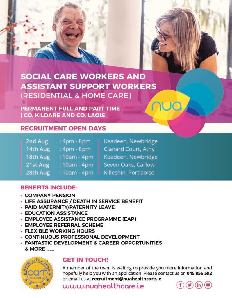 recruitment open days for social care workers assistant support senior social care worker job description