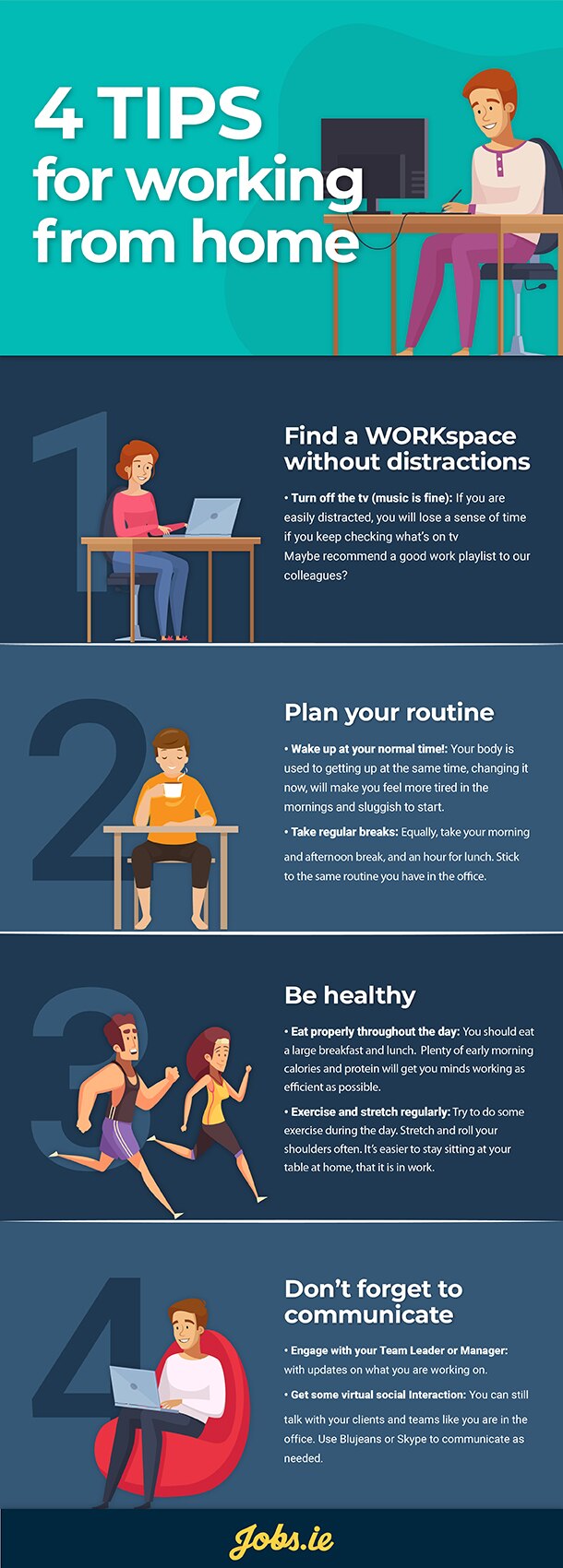 The best 4 tips for working from home Jobs.ie